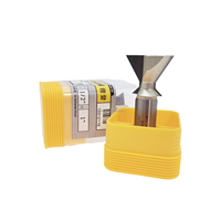 ARDEN 0312 Fraise à bois en carbure cémenté, queue de 1/2 pouce, pour découpe et finition du bois, compatible CNC, 45HRC, fraisage en montée