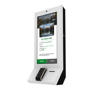Máy thanh toán treo tường 27 inch màn hình cảm ứng <span class=keywords><strong>kiosk</strong></span> in vé tự phục vụ với máy in - Product Image 4