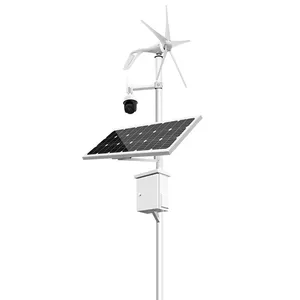 沃博风能太阳能混合动力系统20Kw高效太阳能和风能系统供电