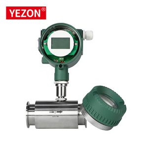 SS304 SS316 nước lỏng vệ sinh sữa bia cơ sở dầu ô liu tri-kẹp tuabin lưu lượng kế DN40 1.5 ''tuabin đo lưu lượng - Product Image 3