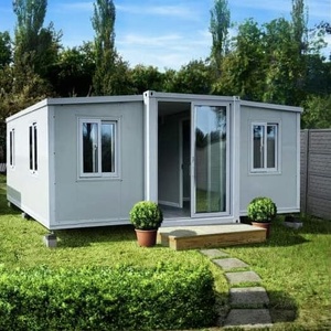 Maisons conteneurs modulaires préfabriquées Panneau sandwich en acier extensible 20FT/40FT Midcentury Modern Fast Install Portable Home - Product Image 2