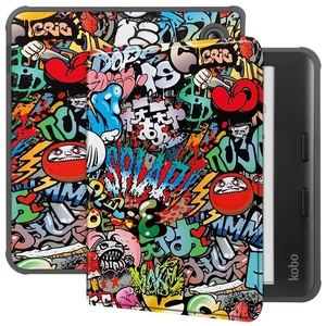 Support Design personnalisé Lecteurs de livres électroniques magnétiques intelligents pour <span class=keywords><strong>Kobo</strong></span> <span class=keywords><strong>Libra</strong></span> Colour 2024 <span class=keywords><strong>Libra</strong></span> <span class=keywords><strong>2</strong></span> 2021 housse avec poignée - Product Image 2