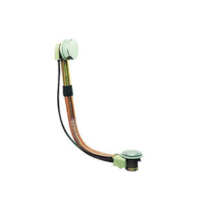 Columna de drenaje de latón para baño y cocina, filtro de residuos de zinc sin tuerca ni grifo para bañera y lavabo - Product Image 1