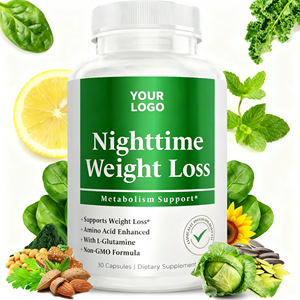 Cápsulas para Adelgazar Nocturnas para Adultos, con L-Glutamina, Aminoácidos, Salud Digestiva, Suplemento para el Metabolismo, Gran Venta - Product Image 1
