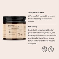Baume Fouetté au Beurre de Karité et au Miel Marque Blanche HALAL Sans Cruauté Hydratant Visage & Corps pour Tous Types de Peau