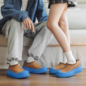 Botas de nieve, nuevo estilo de invierno, para hombre y mujer, estilo pareja, con aumento de altura, suela gruesa acolchada, aislamiento grueso, zapatos cálidos de algodón - Product Image 3