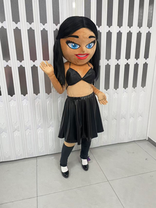 Costume da Mascotte Personalizzato Stampato in 3D di Ragazza Sexy Danzante <span class=keywords><strong>con</strong></span> <span class=keywords><strong>Parrucca</strong></span>, Costume da Super Modello e Spogliarellista - Product Image 6