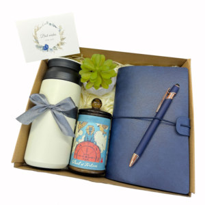 ที่กำหนดเองที่ดีงามของขวัญของขวัญของขวัญที่มีกลิ่นหอมขลังตะกร้าใส่เทียนขัดขวางกล่องของขวัญจำนวนมากขอบคุณชุดของขวัญสำหรับครูสำหรับพี่เลี้ยง - Product Image 1