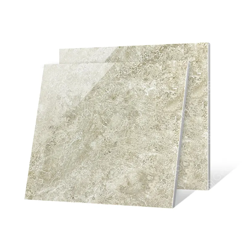 Sol en porcelaine de marbre calacata, 600x600mm, carreaux de porcelaine émaillés blancs, carreaux de céramique de mur vitré et poli