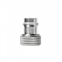 Adaptador de Radio bidireccional niquelado profesional BNC hembra para conector coaxial RF macho SMA hecho de latón para Walkie Talkie