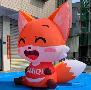 Hochwertige Werbung aufblasbare Fox Character Model Giant Cartoon Fox Character mit aufblasbaren für <span class=keywords><strong>Promotion</strong></span> - Product Image 1