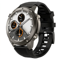 Smartwatch Sportivo GPS Impermeabile 5ATM IP68 con Schermo AMOLED, Monitoraggio Frequenza Cardiaca, Ossigeno nel Sangue, Chiamate BT, Tracker del Sonno, Cinturino Magnetico in Gel di Silice