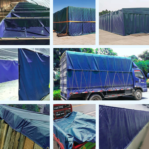 Lona de PVC Impermeable de Alta Calidad al por Mayor, 550g 600g 650g 900 GSM, para Cubierta de Camión, Toldo de Techo - Product Image 2