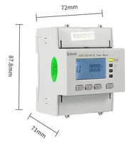 Compteur d'énergie DC Acrel DJSF1352-RN 0-1000V avec RS485 Modbus pour la surveillance des systèmes solaires photovoltaïques, de la recharge de véhicules électriques et des batteries