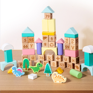 Tùy Chỉnh Bảng Chữ Cái Hình Dạng Xếp Chồng Xây Dựng Khối Bộ Số Đếm Câu Đố Học Tập Đồ Chơi Giáo Dục Cho Trẻ Em Trai Cô Gái - Product Image 3