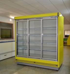 Thương mại đồ uống hiển thị tủ lạnh thẳng đứng cửa kính tủ lạnh máy làm lạnh cho cửa hàng tiện lợi - Product Image 3