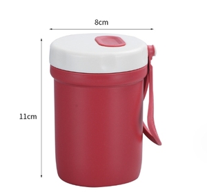 Bán buôn chống bỏng double-layer Microwaveable bịt kín súp cup nhựa cup chai nước - Product Image 6