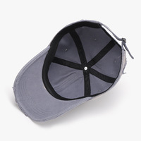 Gorras Deportivas Estilo Urbano, Gorras de Béisbol Lisas al por Mayor para Promoción, Gorras de Béisbol con Efecto Desgastado, Gorras de Béisbol con Lavado Ácido