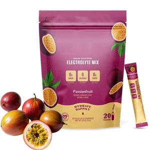 Poudre d'électrolyte végétalien Supplément de boisson Entraînement Récupération Vitamines aux fruits Énergie Soutient la poudre d'électrolyte - Product Image 1