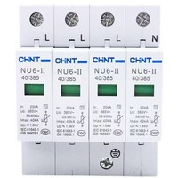 Parafoudre CHINT NU6-II Type 2 SPD, dispositif de protection contre les surtensions CA, rail DIN pour distribution basse tension