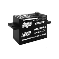 PTK 9742 MG-D 85KG Servo sans brosse programmable 1/8 dérive RC voiture usine bricolage voiture direction sous-direction pour les amateurs de métal