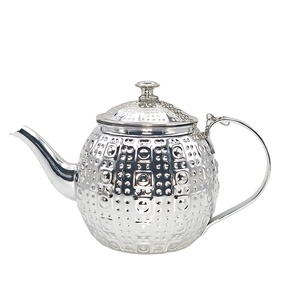 Eco Friendly accessori da caffè cromato marocchino brocca da tè e caffettiera arabiana caffettiera 201 acciaio inossidabile marocchino pentola - Product Image 3