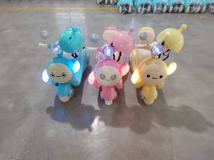 Nuevo Modelo 2026, Bicicleta Eléctrica de <span class=keywords><strong>Pedales</strong></span> para Niños de 6V4, Columpio y Carro Deslizante, Juguete Recargable para Edades de 2 a 8 Años, Batería, Bicicleta de 3 Ruedas - Product Image 6