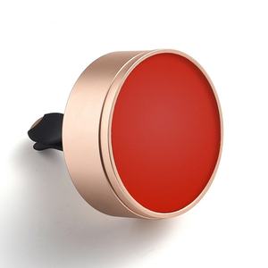 Low Price Simple Design Gold Plated Round Metal Car Fragrance - Product Image 1