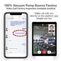 Bomba de Vacío de Anillo Líquido 2BVA5121, Capacidad de Bombeo de 4.66m³/min, Sistema de Vacío Industrial de 7.5kW