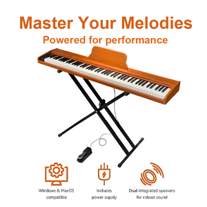 <span class=keywords><strong>Piano</strong></span> Digital Vertical Portátil Popular DEMAN XH-8802Z de 88 Teclas, 1 Pedal, Teclado con Certificación CCC, 80 <span class=keywords><strong>Canciones</strong></span>, 800 Tonos, 64 Polifónicos - Product Image 2