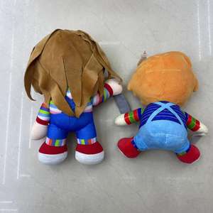 Juguete de peluche de Halloween, muñeco fantasma de payaso, bordado estilo <span class=keywords><strong>Chucky</strong></span>, regalo al por mayor para niños, decoración de fiesta, muñeco de peluche de terror ATERRADOR - Product Image 4