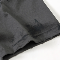 T-shirt court à manches courtes en coton 100% délavé à l'acide 305 g/m² avec logo personnalisé, vente en gros pour l'été