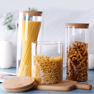 Tarro de almacenamiento Cafetera para cocina y camping Tarro de almacenamiento de alimentos de vidrio de 200ml <span class=keywords><strong>con</strong></span> hermético - Product Image 1