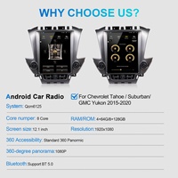 NaviHua para Chevrolet Tahoe Suburban GMC Yukon 2015-2020, Pantalla Vertical Tesla, Estéreo Android, Reproductor Multimedia para Auto