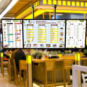 Kotak lampu iklan luar ruangan kotak lampu Led Menu restoran kotak lampu Menu