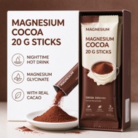 Mélange de boisson au cacao et au magnésium en sachet, OEM ODM, marque privée, vente en gros, haute qualité, stock disponible, pour le sommeil quotidien des femmes