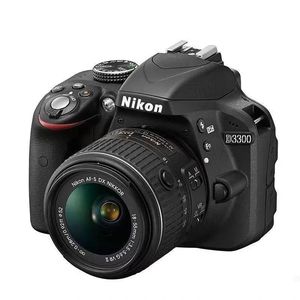 Kit d'<span class=keywords><strong>appareil</strong></span> <span class=keywords><strong>photo</strong></span> reflex numérique <span class=keywords><strong>D3300</strong></span> d'entrée de gamme avec objectif zoom VR 18-55 mm, 24,2 MP, vidéo Full HD 1080p, <span class=keywords><strong>appareil</strong></span> <span class=keywords><strong>photo</strong></span> pour débutants en photographie - Product Image 1
