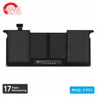 Batterie d'ordinateur portable A1375 intégrée rechargeable 7,3 V pour Mac Book Air 11 pouces (A1370 2010) Batterie numérique 4 cellules pour ordinateur portable