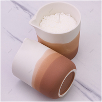 Nouvelle Arrivée Aroma : Pot à Bougie en Céramique Fait Main avec Boîte d'Emballage – Décoration Moderne pour la Maison et Noël