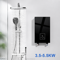 Chauffe-eau instantané sans réservoir 220V 3.5kW 5.5kW pour douche intérieure