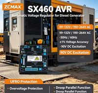 Régulateur de tension automatique ZCMAX SX460 AVR pour groupe électrogène diesel sans balais Stamford