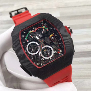 <span class=keywords><strong>Reloj</strong></span> mecánico para hombre de alta calidad, superventas, moderno, con cronógrafo de segundos fraccionados, indicador de reserva de marcha, tacómetro y tourbillon. - Product Image 2
