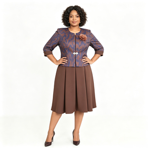Vêtements pour femmes africaines en gros du fabricant, tailles grandes, ensembles de costumes féminins, tenues d'église pour femmes - Product Image 3