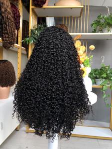 Hochwertige Spitze mit voller Dichte <span class=keywords><strong>Pixie</strong></span> <span class=keywords><strong>Curl</strong></span> Human Perücken Double Drawn Quality Virgin Hair Perücke - Product Image 4