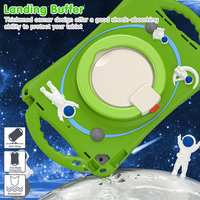 Nouveau Design Astronaute Silicone Enfants Tablette étui pour iPad 10.2 Pouces 2019 2020 2021 A2602 A2603 A2604 A2605