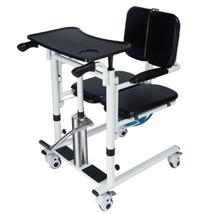 Silla de Transferencia Manual para Pacientes con Movilidad Reducida, Silla de Transporte para Baño, Inodoro y Silla de Comodidad - Product Image 1