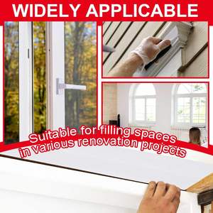 Joint d'étanchéité pour portes et fenêtres, bande anti-courant d'air pour portes vitrées, fenêtres et espaces sous la douche - Product Image 4