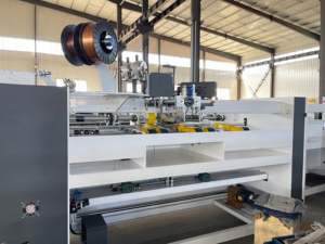 Высокоскоростной полуавтоматический гофрированный степлер, Упаковочная картонная коробка для шитков бумаги, машина для шитков картона - Product Image 6