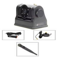Caméra de recul sans fil WiFi avec vision nocturne, base magnétique, capteur CCD, étanche IP68, alimentation DC 12V USB/Batterie pour voitures