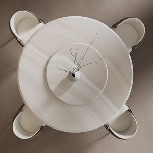 Juego de Mesa de Comedor Redonda Moderna y Minimalista de 4 Piezas, Muebles Duraderos para Comedor, para Niños, Adultos y Ancianos - Product Image 4